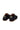 Black Velvet and Leather Sneakers with Side Zips — view 5