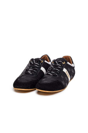Black Suede, Leather and Textile Sneakers — view 1