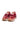 Burgundy Suede and Textile Chunky Sneakers — view 1