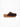 Braune Wildleder-Clogs mit Nieten und Fransen