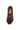 Brown Leather Fringe Slip-On Sneakers — view 4