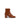 Camel Croc-Embossed Leather Ankle Boots — view 2