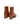 Camel Croc-Embossed Leather Ankle Boots — view 5