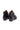 Black Leather Pointed Ankle Boots with Buckles — view 5