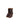 Brown Leather Platform Ankle Boots with Fringe