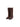 Rustic Brown Leather Knee-High Biker Boots with Studs
