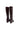Brown Croc-Embossed Leather Knee-High Boots — view 5