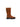 Camel Leather Ankle Boots with Chunky Sole — view 2
