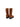 Camel Leather Ankle Boots with Chunky Sole — view 5
