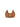 Camel Suede Crescent Shoulder Bag — view 2