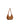 Camel Suede Crescent Shoulder Bag — view 1