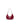 Bordeaux Patent Leather Crescent Shoulder Bag — view 2
