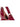 Bordeaux Patent Leather Crescent Shoulder Bag — view 5