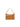 Camel Leather Studded Shoulder Bag — view 2