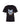 ブラック フレンチブルドッグ ヘッドホン グラフィックTシャツ