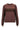 Sweatshirt castanha com franjas