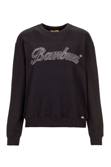 Black Crystal Logo Sweatshirt — view 1