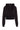 Black Cropped Bulldog Graphic Hoodie — view 2