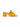 Golden Yellow Leather Heeled Mules with Fringe Detail