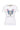 T-Shirt Branca com Estampa Gráfica de Cão