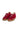 Burgundy Leather Sneakers with Chain-Detail Laces — view 1
