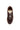 Brown Leather and Textile Sneakers with Chain-Detail Laces — view 4