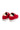Red Suede Sneakers with Contrast Sole — view 5
