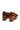 Brown Suede Platform Loafers with Tassels — view 5