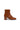 Camel Croc-Embossed Leather Ankle Boots — view 2
