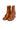 Camel Croc-Embossed Leather Ankle Boots — view 1