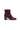 Burgundy Croc-Embossed Leather Ankle Boots — view 2
