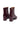 Burgundy Croc-Embossed Leather Ankle Boots — view 5
