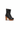 BE0045-02 — Botins em pele preta com plataforma castanha — lateral