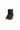 Black Leather Platform Ankle Boots with Fringe