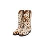 Botas western em pelo cow print
