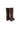 Brown Leather Tall Biker Boots with Studs — view 5