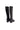 Black Leather Knee-High Boots with Studs — view 5
