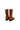 Camel Leather Ankle Boots with Chunky Sole — view 5