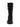 BE0052-01 — Black leather knee-high boots with buckles — front view