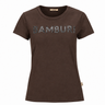 Brown T-Shirt with Crystal BAMBURI Logo