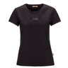 T-shirt essencial preta com aplicação de logótipo