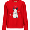 Red Bulldog Illustration Sweatshirt