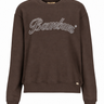 Brown Crystal Logo Sweatshirt