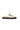 Cream Leather Sandals with Gold Logo