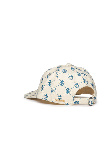 Monograma Boné de basebol em creme