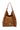 Suede Hobo Bag in Cognac Brown
